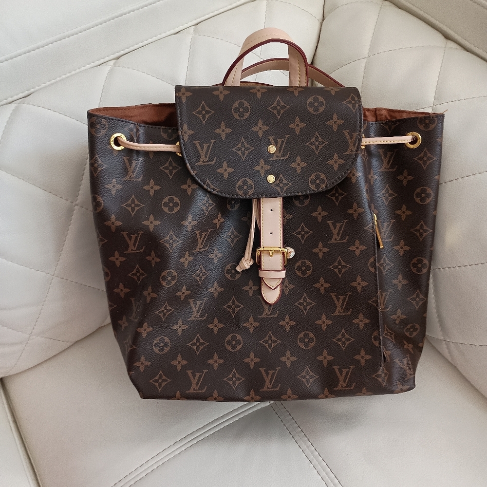 Louis Vuitton Backpack Brown Canvas Monogram